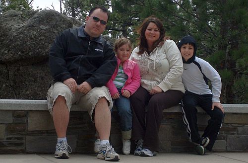 The Bean Family at Rushmore